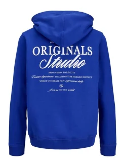 Jack & Jones Junior Jungen Kapuzenpullover in royal