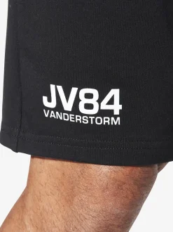 Jan Vanderstorm Herren Doppelpack Sweatbermuda - JORNRIK in schwarz
