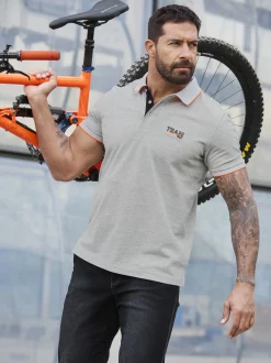 Jan Vanderstorm Herren Doppelpack Poloshirt - HARALDFRED in grau schwarz