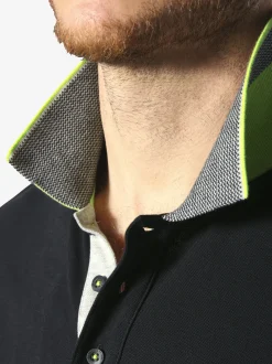 Jan Vanderstorm Herren Doppelpack Poloshirt - HARALDFRED in grau schwarz