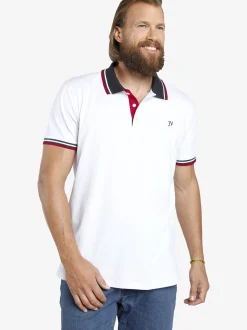 Jan Vanderstorm Herren Doppelpack Poloshirt - JOHAN in weiß blau