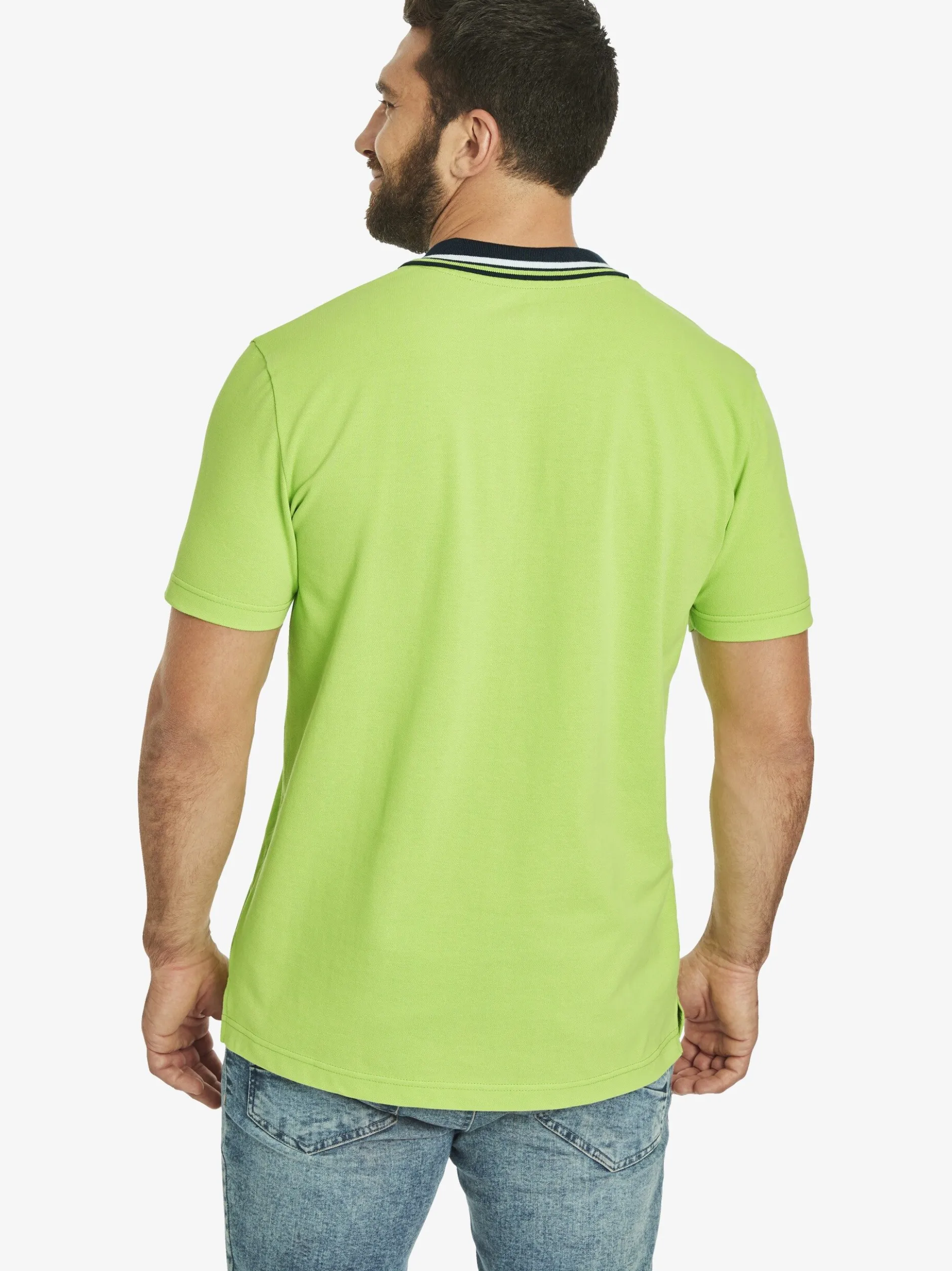 Jan Vanderstorm Herren Doppelpack Poloshirt - TEOFIL in blau grün