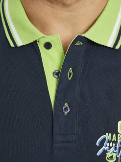 Jan Vanderstorm Herren Doppelpack Poloshirt - TEOFIL in blau grün
