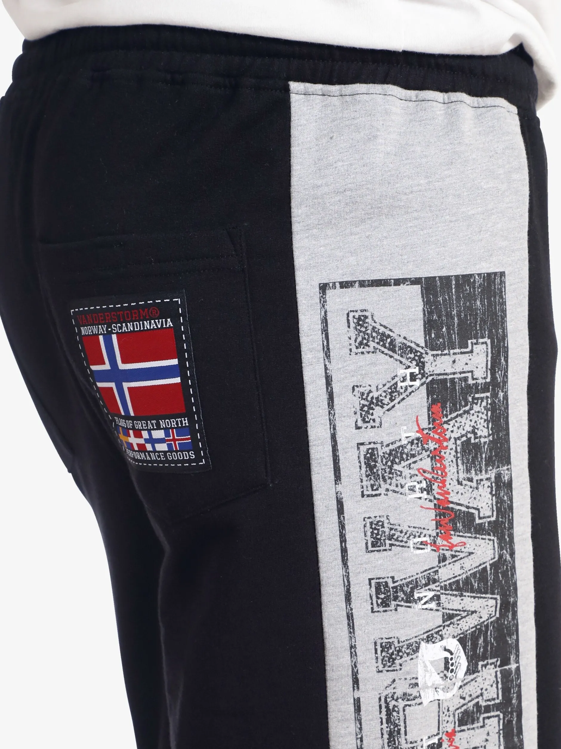 Jan Vanderstorm Herren Doppelpack Shorts - HARAL in grau schwarz