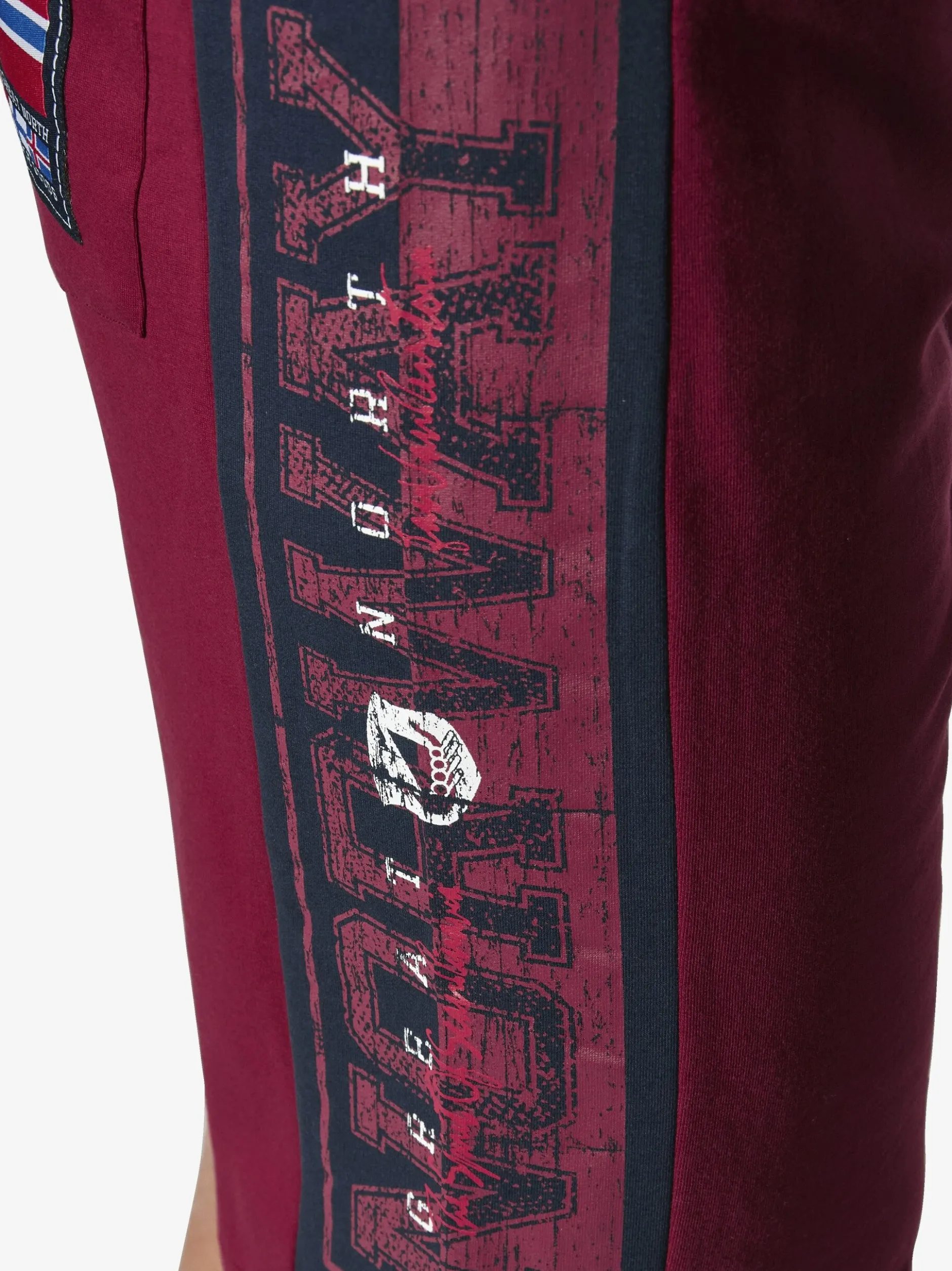 Jan Vanderstorm Herren Doppelpack Shorts - HARAL in rot petrol