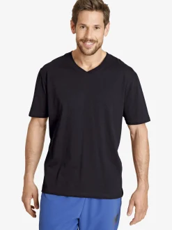 Jan Vanderstorm Herren Doppelpack T-Shirt - OSMO in schwarz