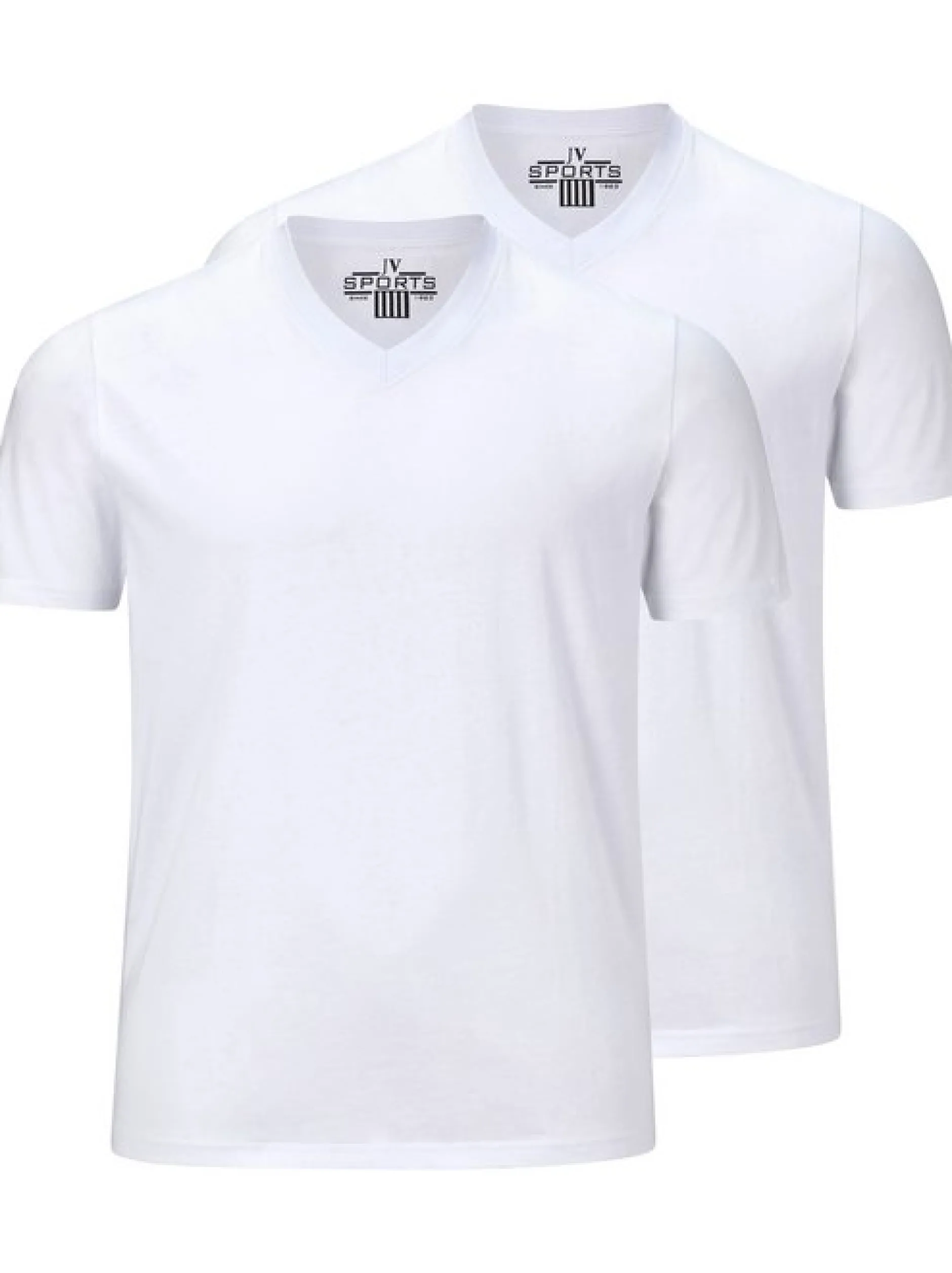 Jan Vanderstorm Herren Doppelpack T-Shirt - OSMO in weiß