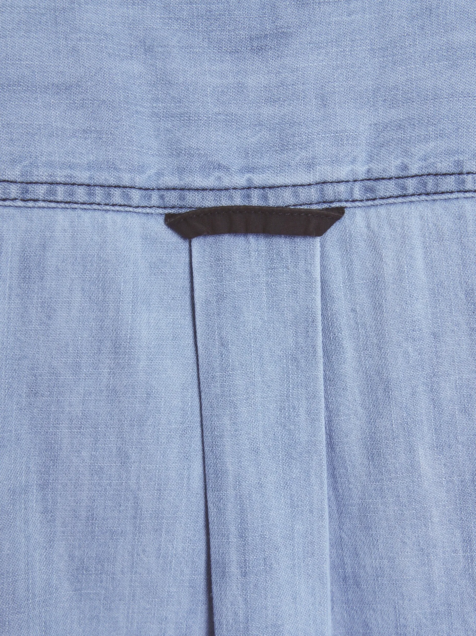 Jan Vanderstorm Herren Jeanshemd - LORENSIUS in blau