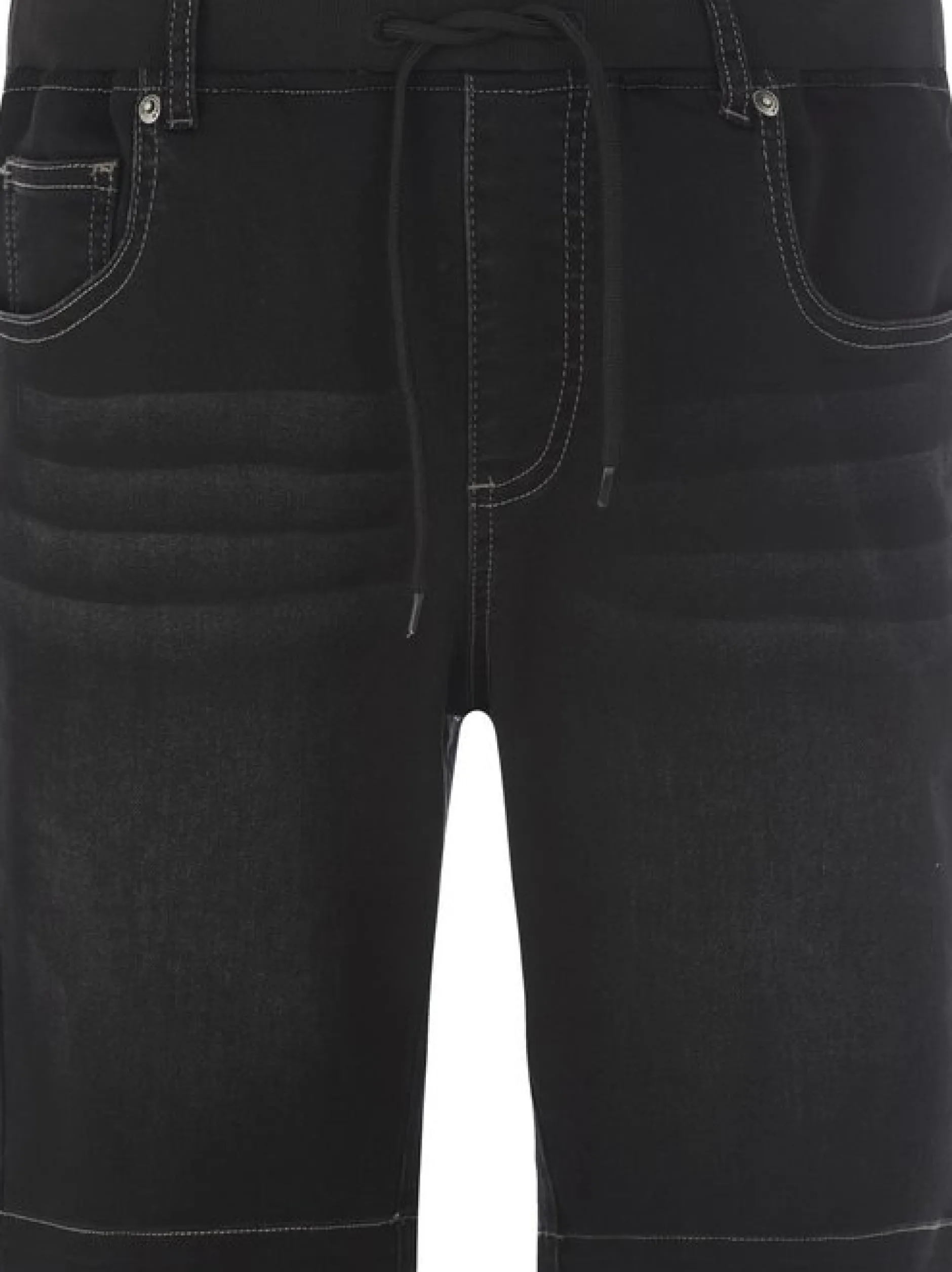 Jan Vanderstorm Herren Jeansshort - GULLBRAND in schwarz