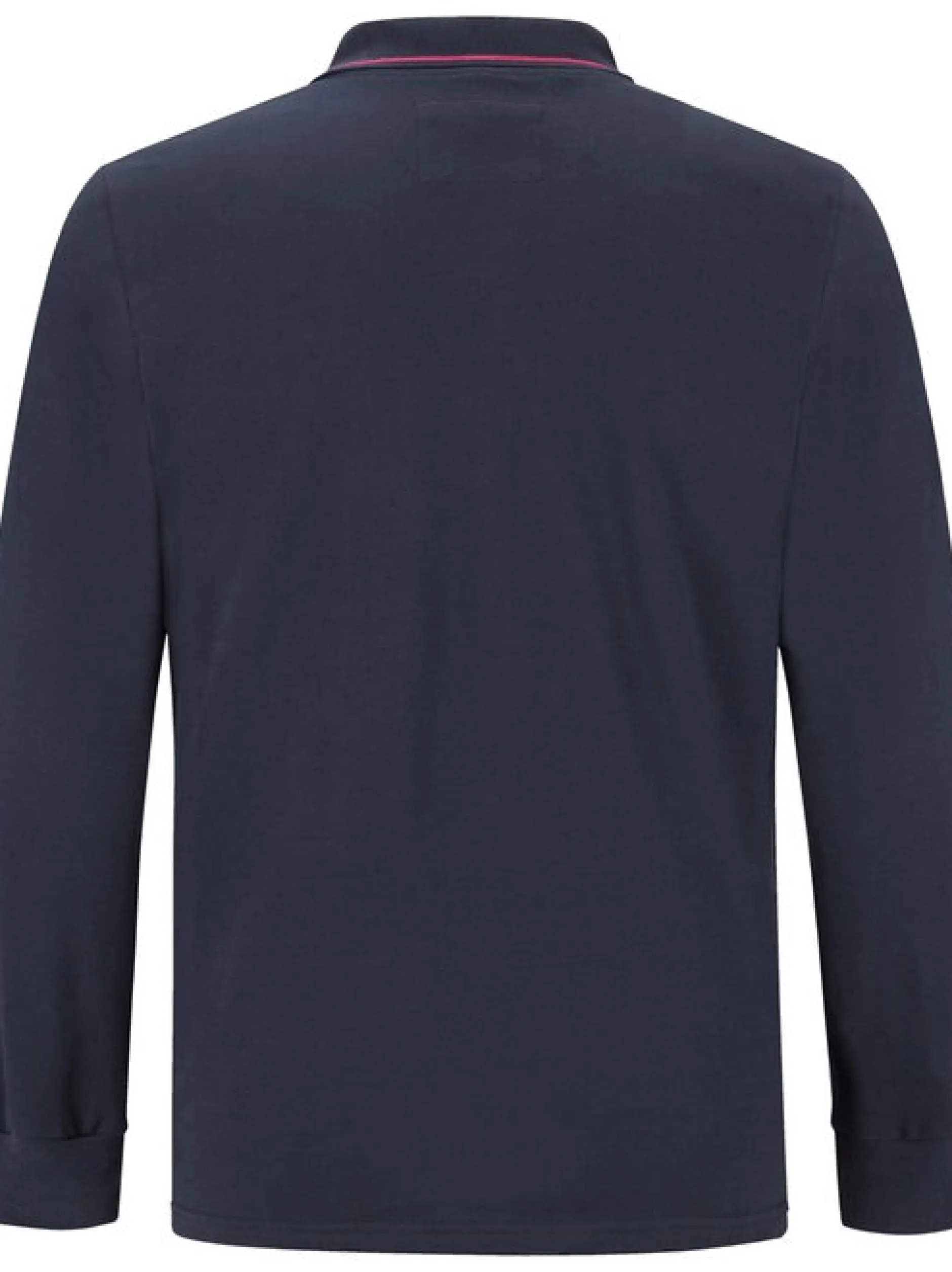 Jan Vanderstorm Herren Langarm-Poloshirt - ELLIS in blau