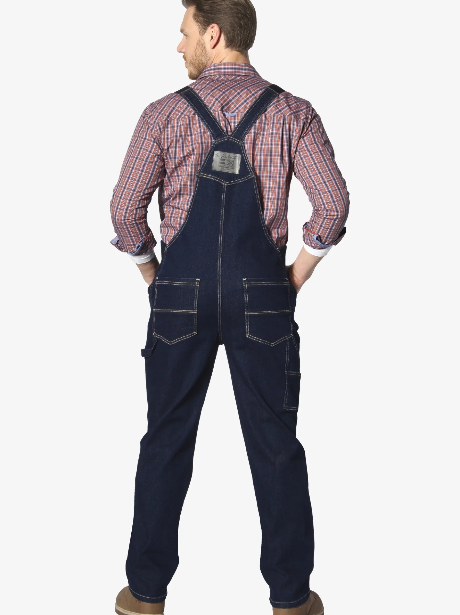 Jan Vanderstorm Herren Latzhose - KEARON in blau