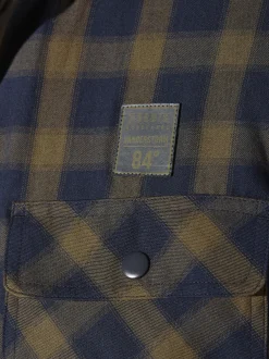 Jan Vanderstorm Herren Outdoorhemd - OLSDAL in khaki blau