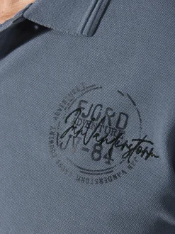 Jan Vanderstorm Herren Poloshirt - BRORTE in blau