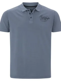 Jan Vanderstorm Herren Poloshirt - BRORTE in blau