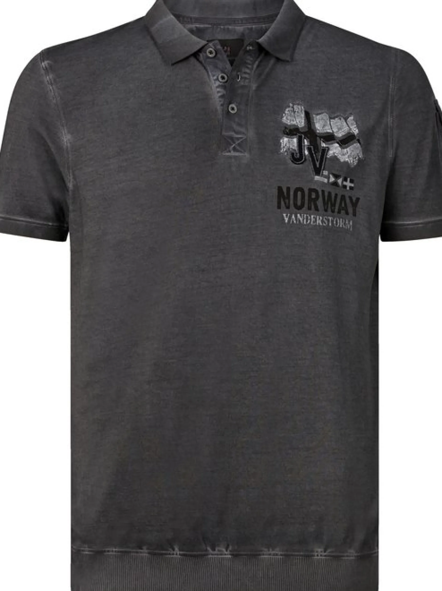 Jan Vanderstorm Herren Poloshirt - ALSING in taupe