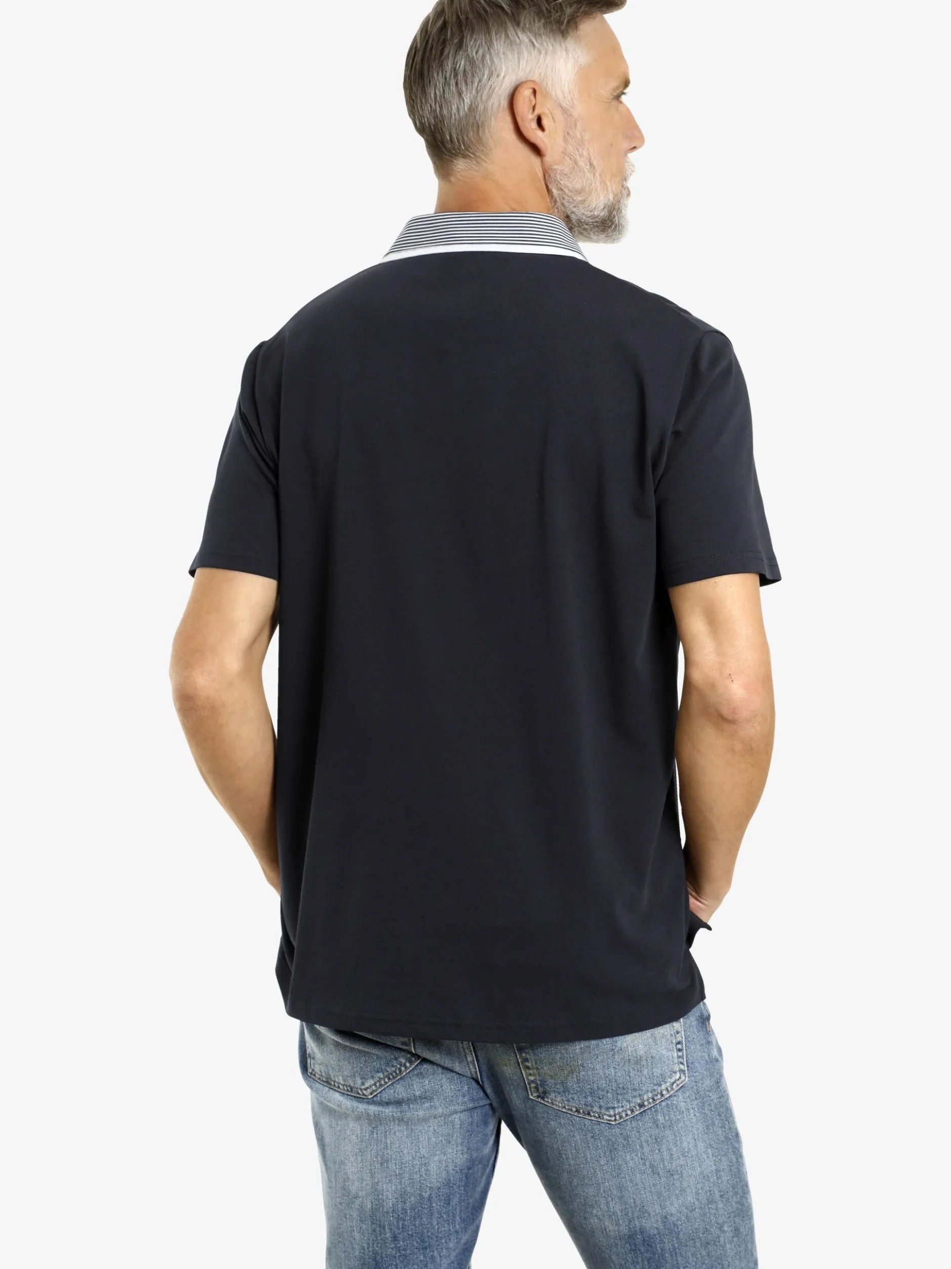 Jan Vanderstorm Herren Poloshirt - DANHY in blau