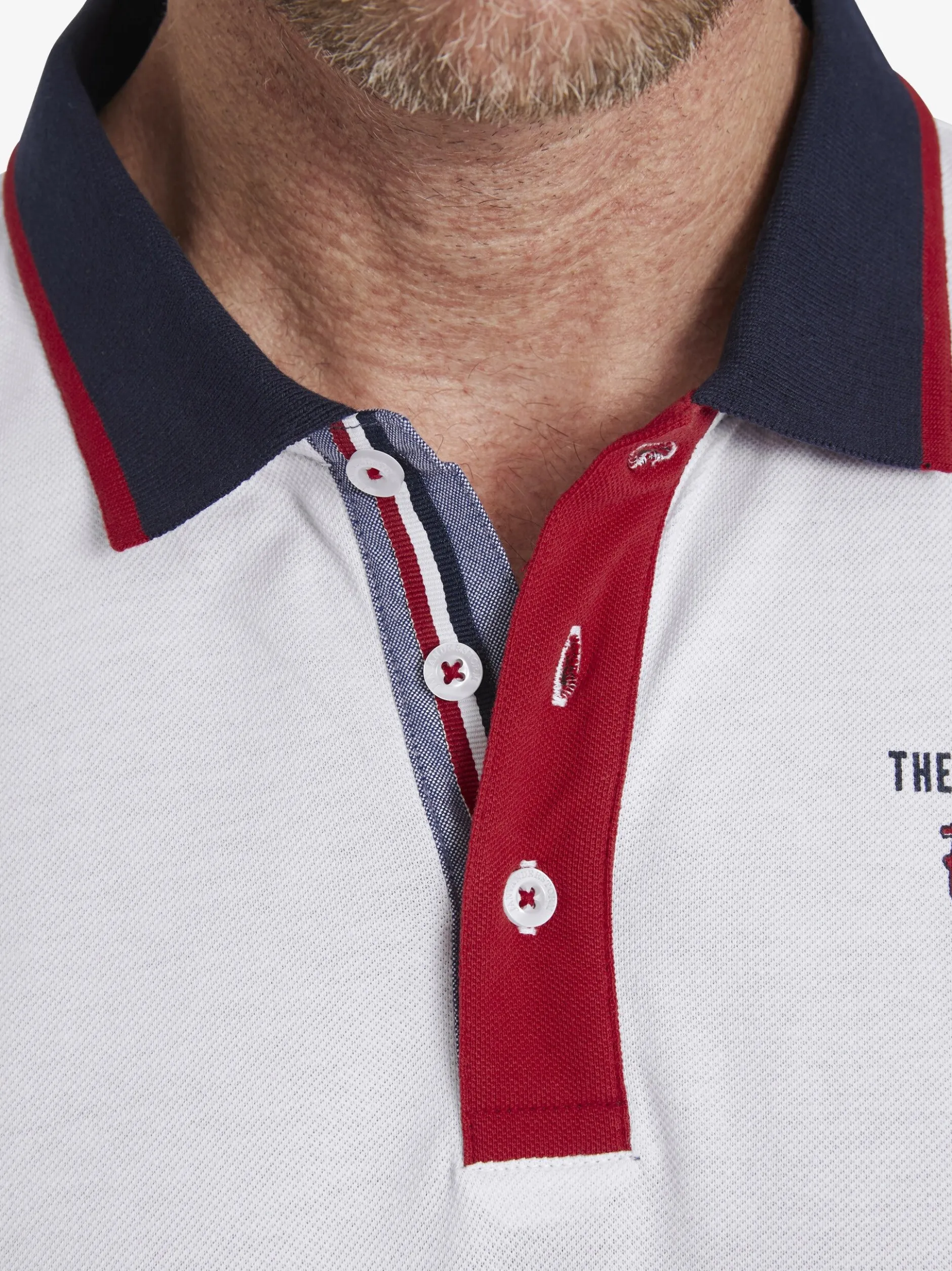 Jan Vanderstorm Herren Poloshirt - DILAN in weiß
