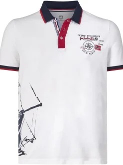 Jan Vanderstorm Herren Poloshirt - DILAN in weiß
