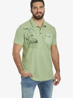Jan Vanderstorm Herren Poloshirt - FJODOR in lind