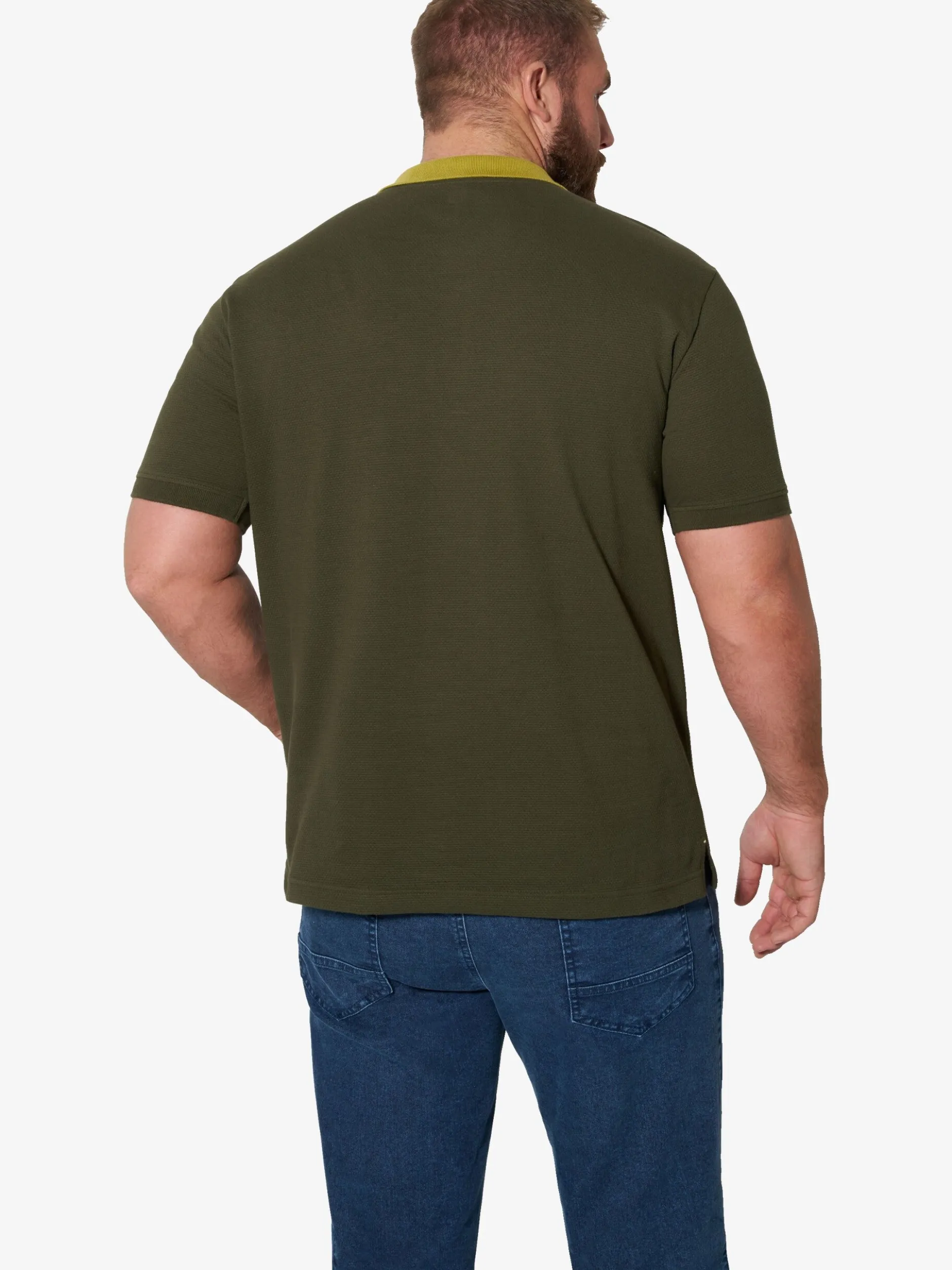 Jan Vanderstorm Herren Poloshirt - GISMUND in oliv