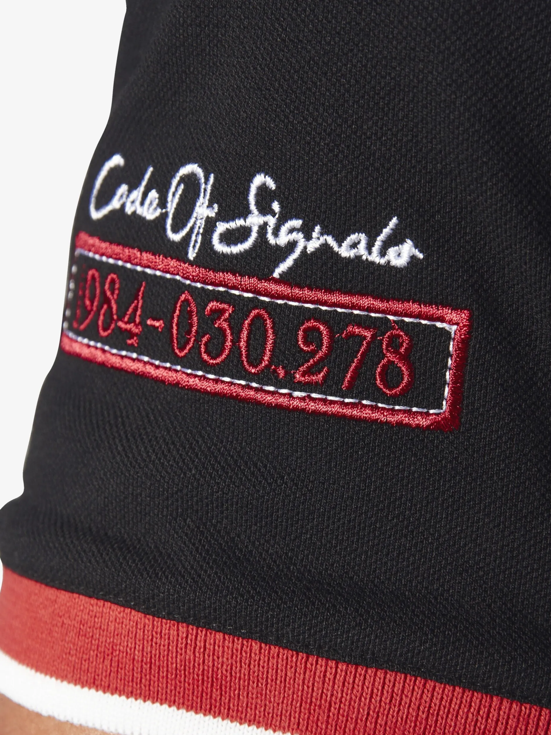 Jan Vanderstorm Herren Poloshirt - IWAR in schwarz