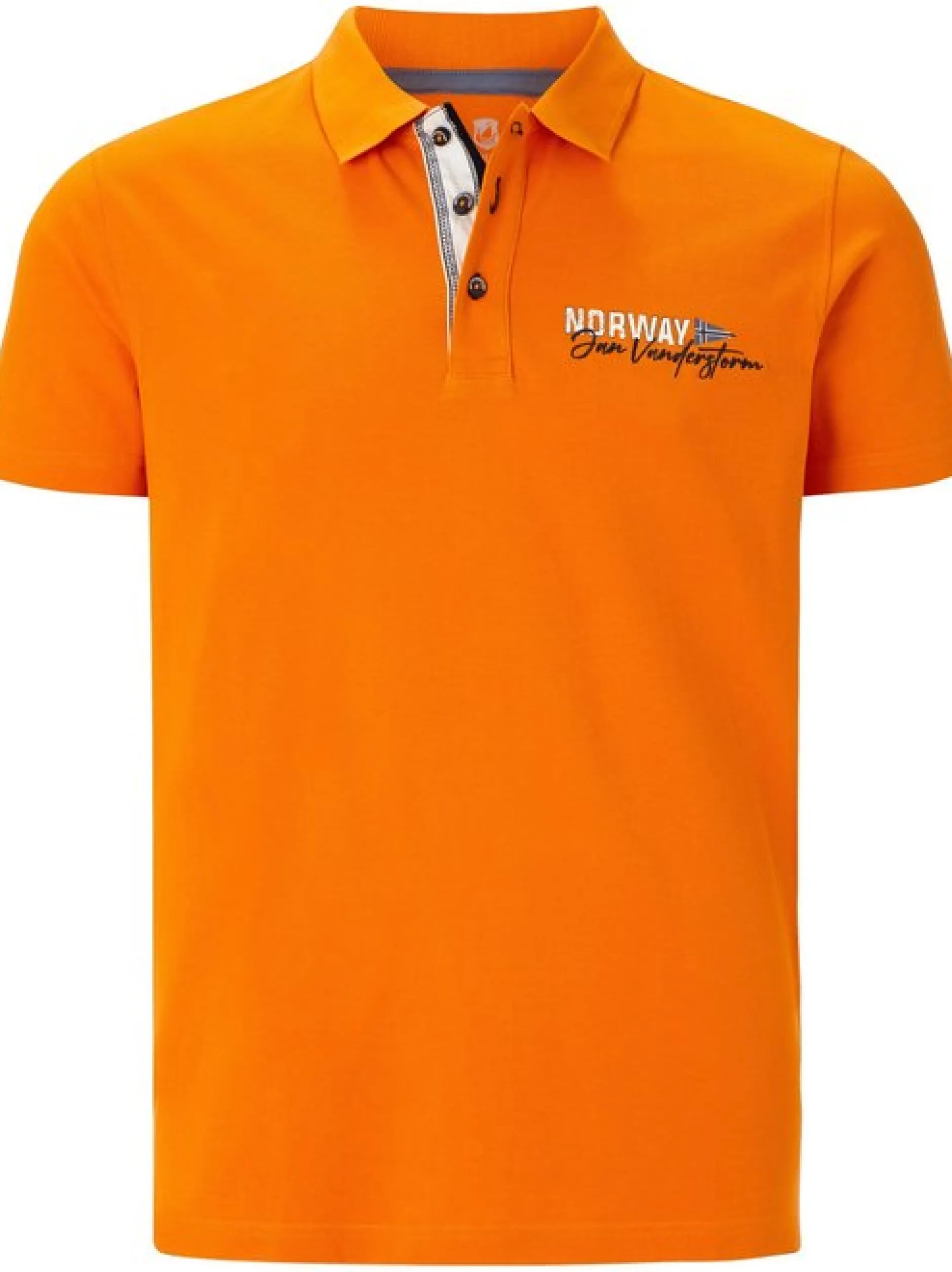 Jan Vanderstorm Herren Poloshirt - JAKOV in orange