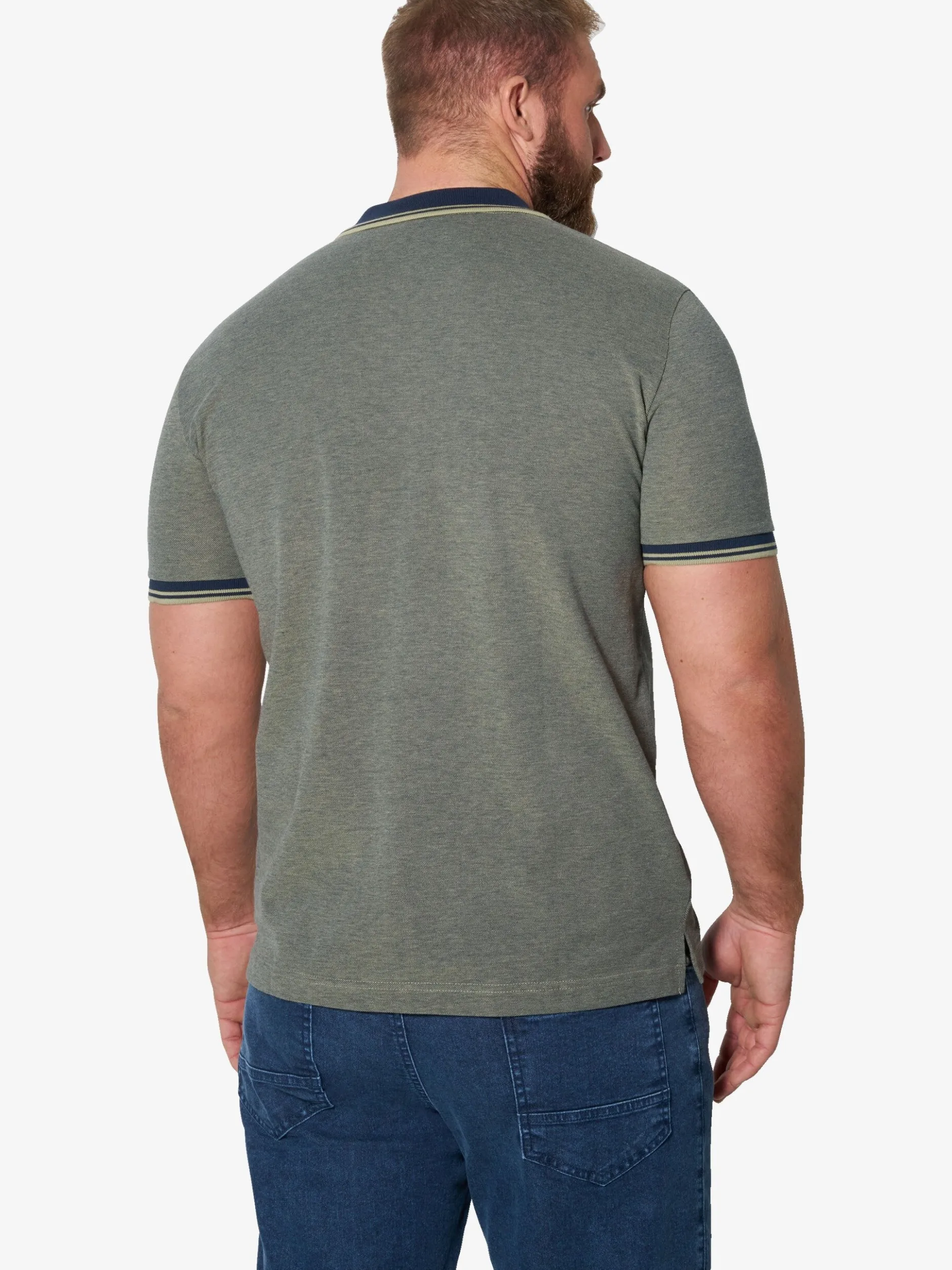 Jan Vanderstorm Herren Poloshirt - MUNAR in schlamm