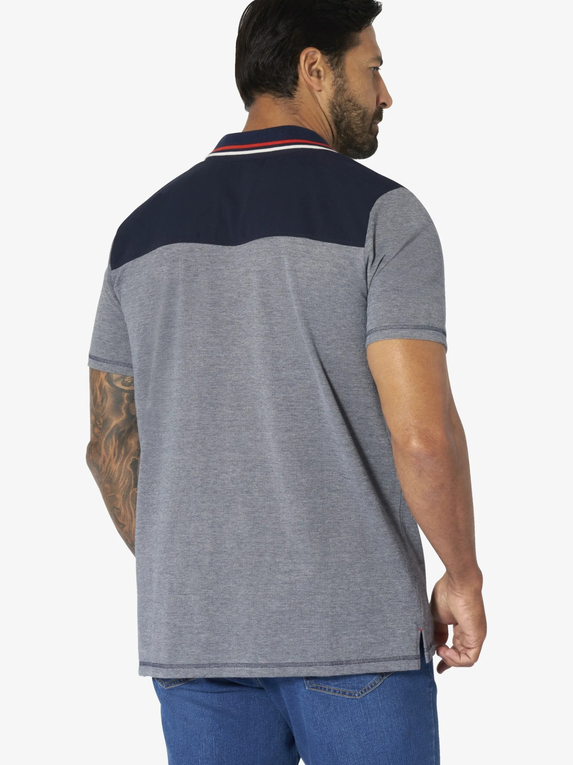 Jan Vanderstorm Herren Poloshirt - NOLTTI in blau