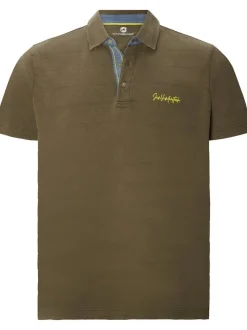 Jan Vanderstorm Herren Poloshirt - SEEVE in oliv