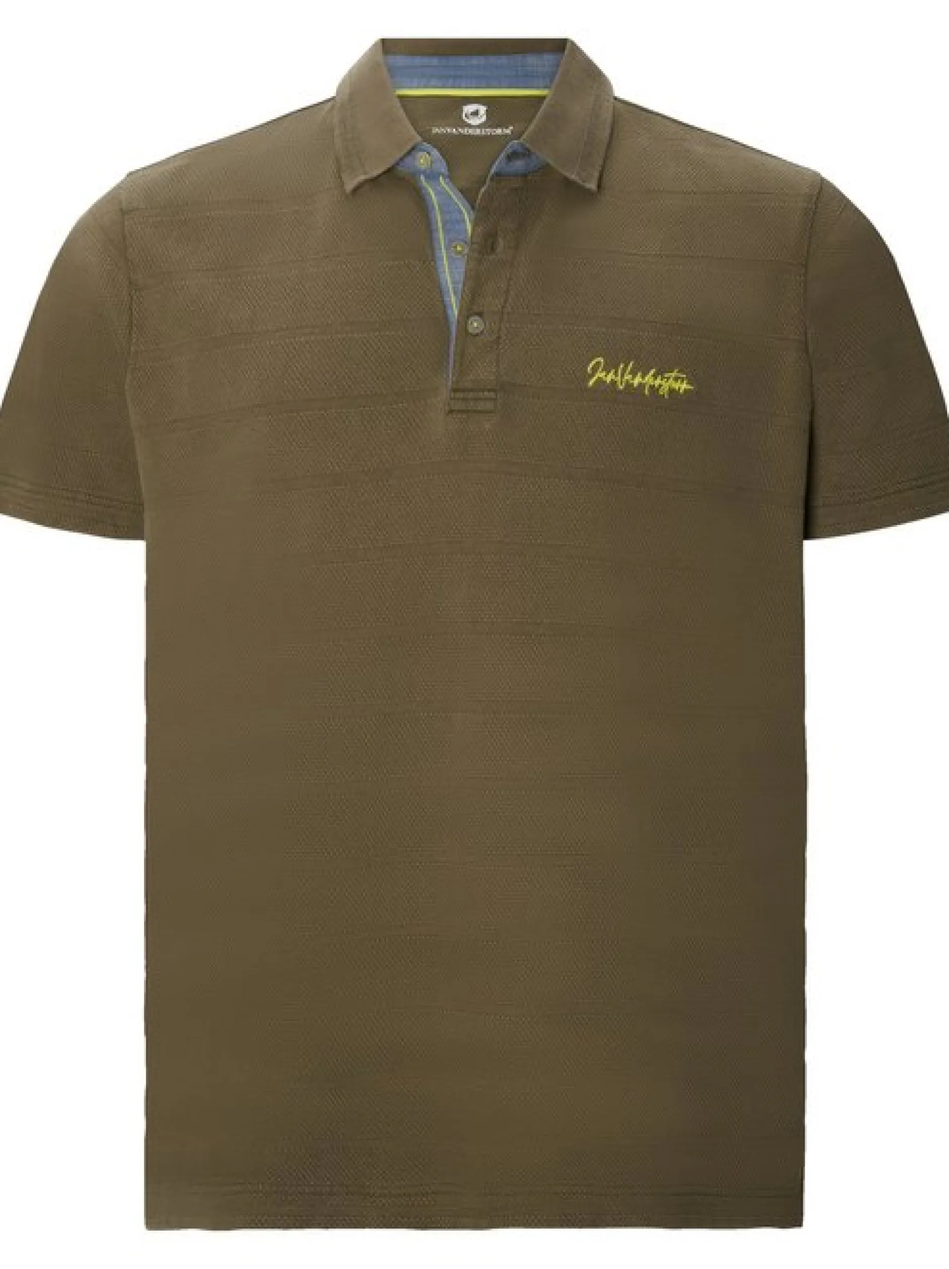 Jan Vanderstorm Herren Poloshirt - SEEVE in oliv