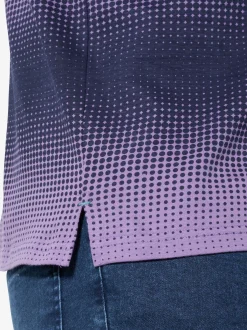 Jan Vanderstorm Herren Poloshirt - SUNNVA in blau lila