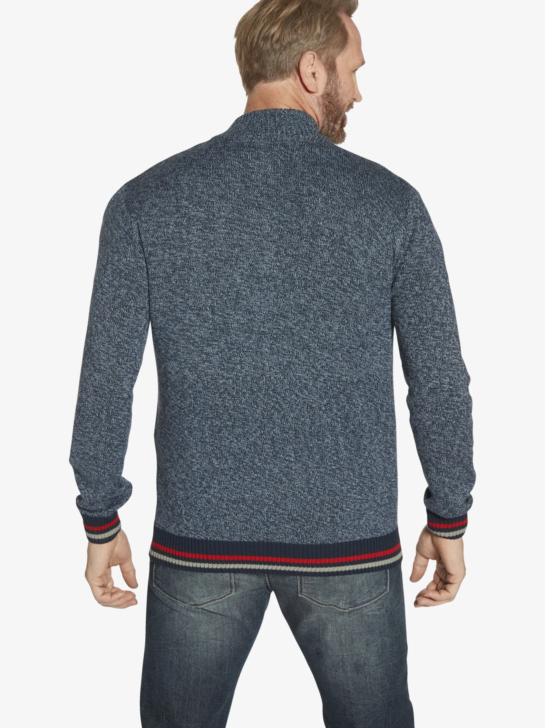 Jan Vanderstorm Herren Pullover - CAJETAN in blau