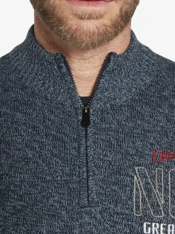 Jan Vanderstorm Herren Pullover - CAJETAN in blau