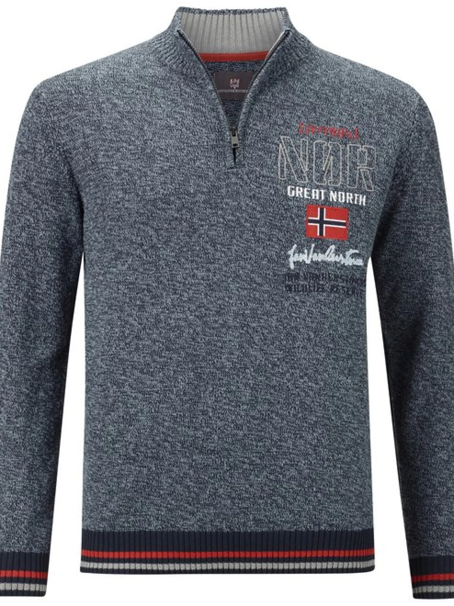 Jan Vanderstorm Herren Pullover - CAJETAN in blau