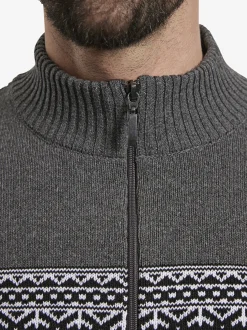 Jan Vanderstorm Herren Pullover - EERU in grau