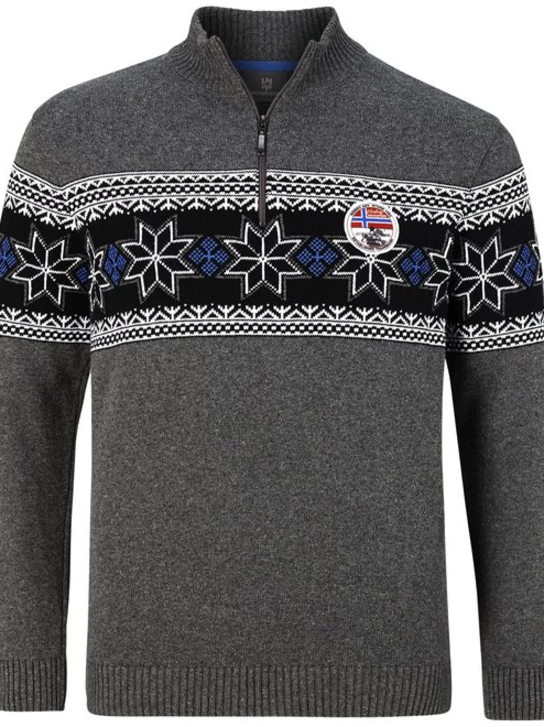 Jan Vanderstorm Herren Pullover - EERU in grau