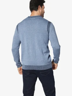 Jan Vanderstorm Herren Pullover - GERTLUND in blau