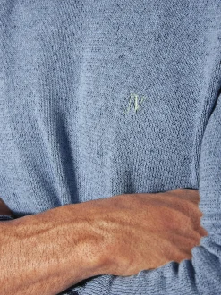 Jan Vanderstorm Herren Pullover - GERTLUND in blau