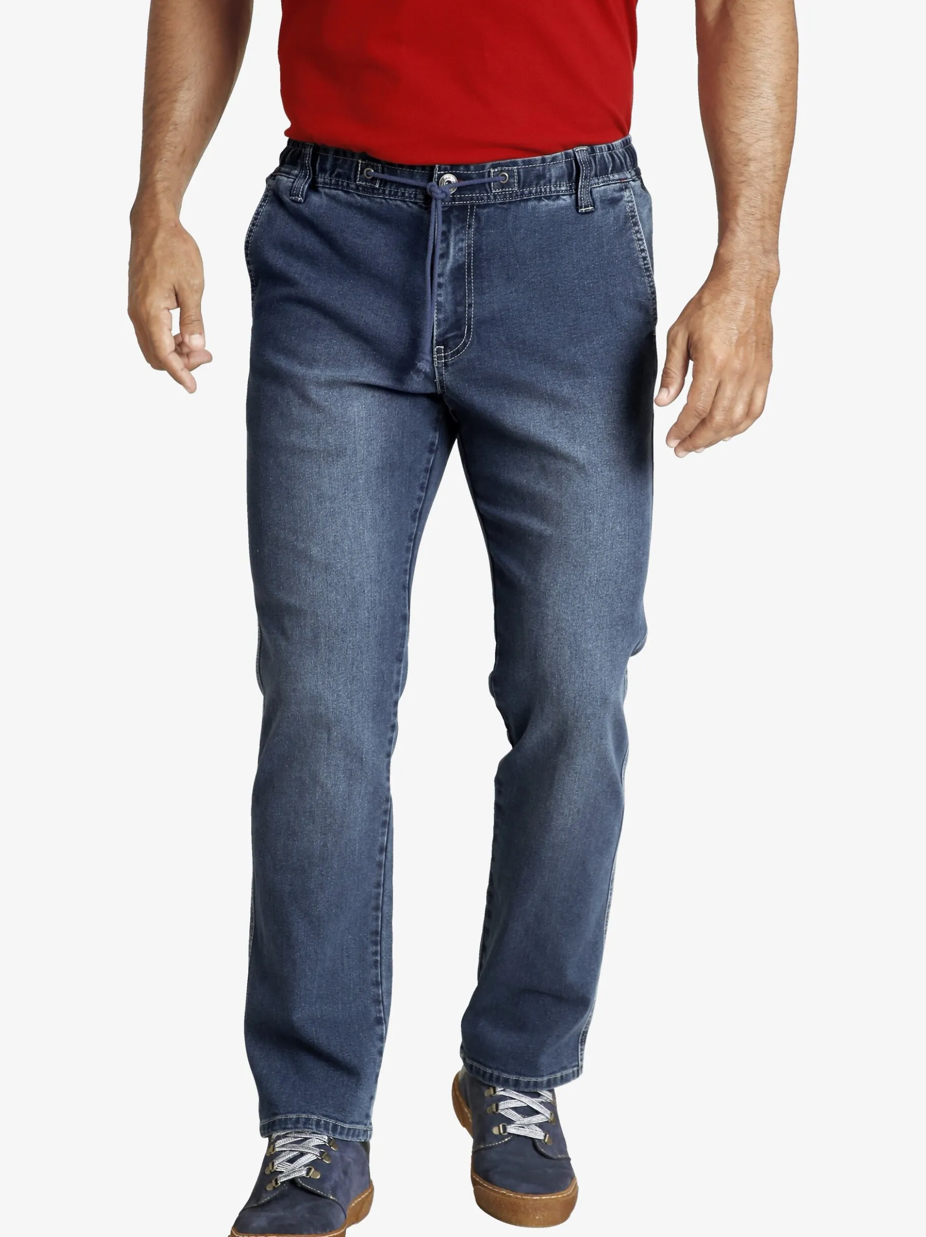 Jan Vanderstorm Herren Schlupfjeans - VERTTI in blau