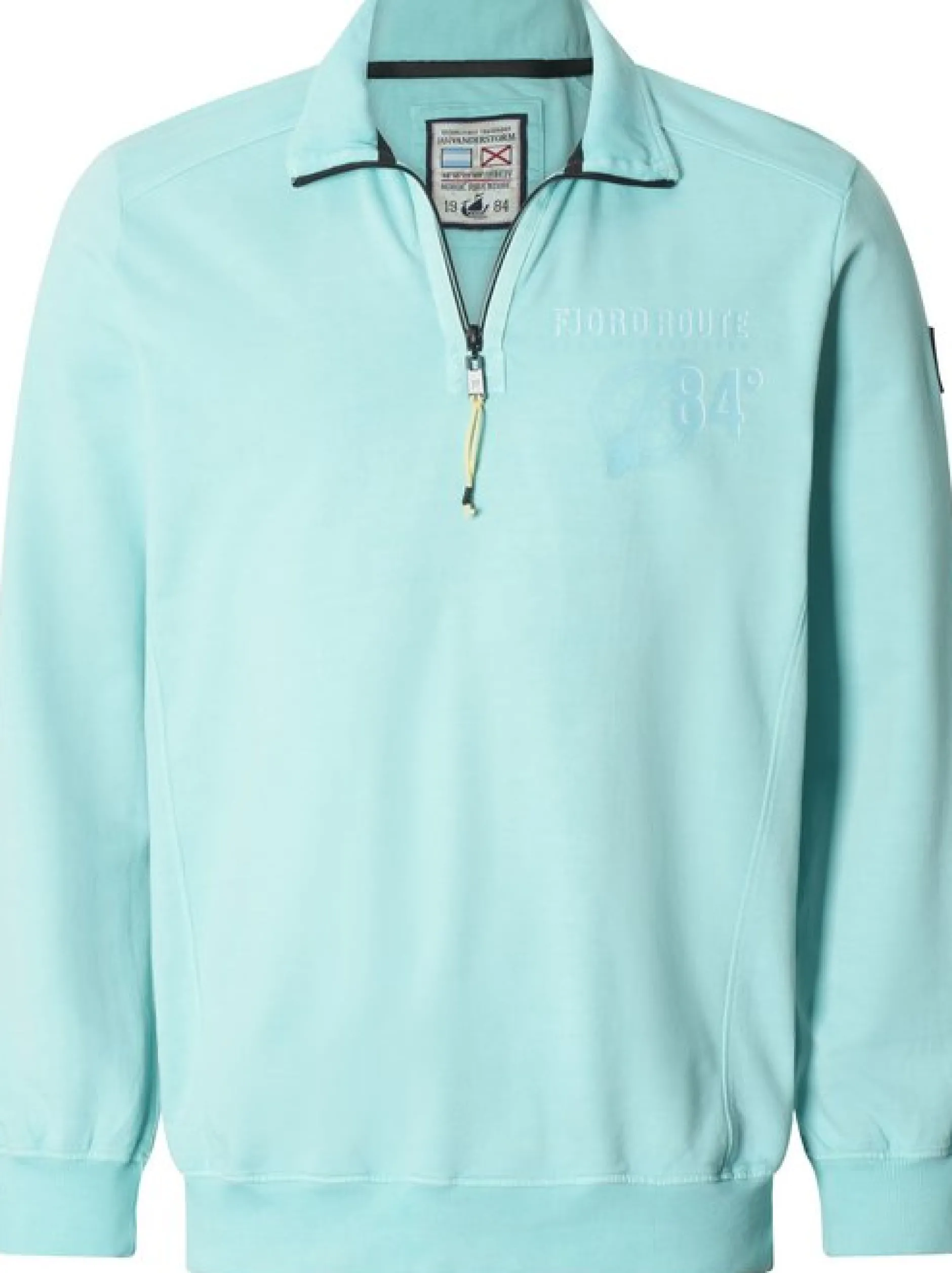 Jan Vanderstorm Herren Sweatshirt - ANSBERT in aqua