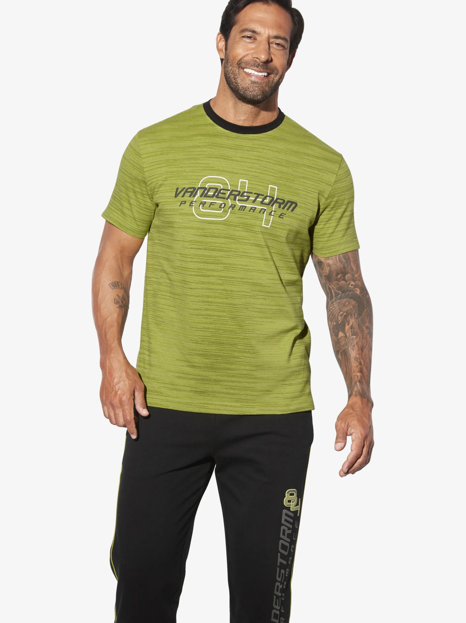 Jan Vanderstorm Herren T-Shirt - STIGGARD in kiwi