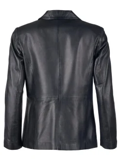 JCC Damen Lederblazer in schwarz