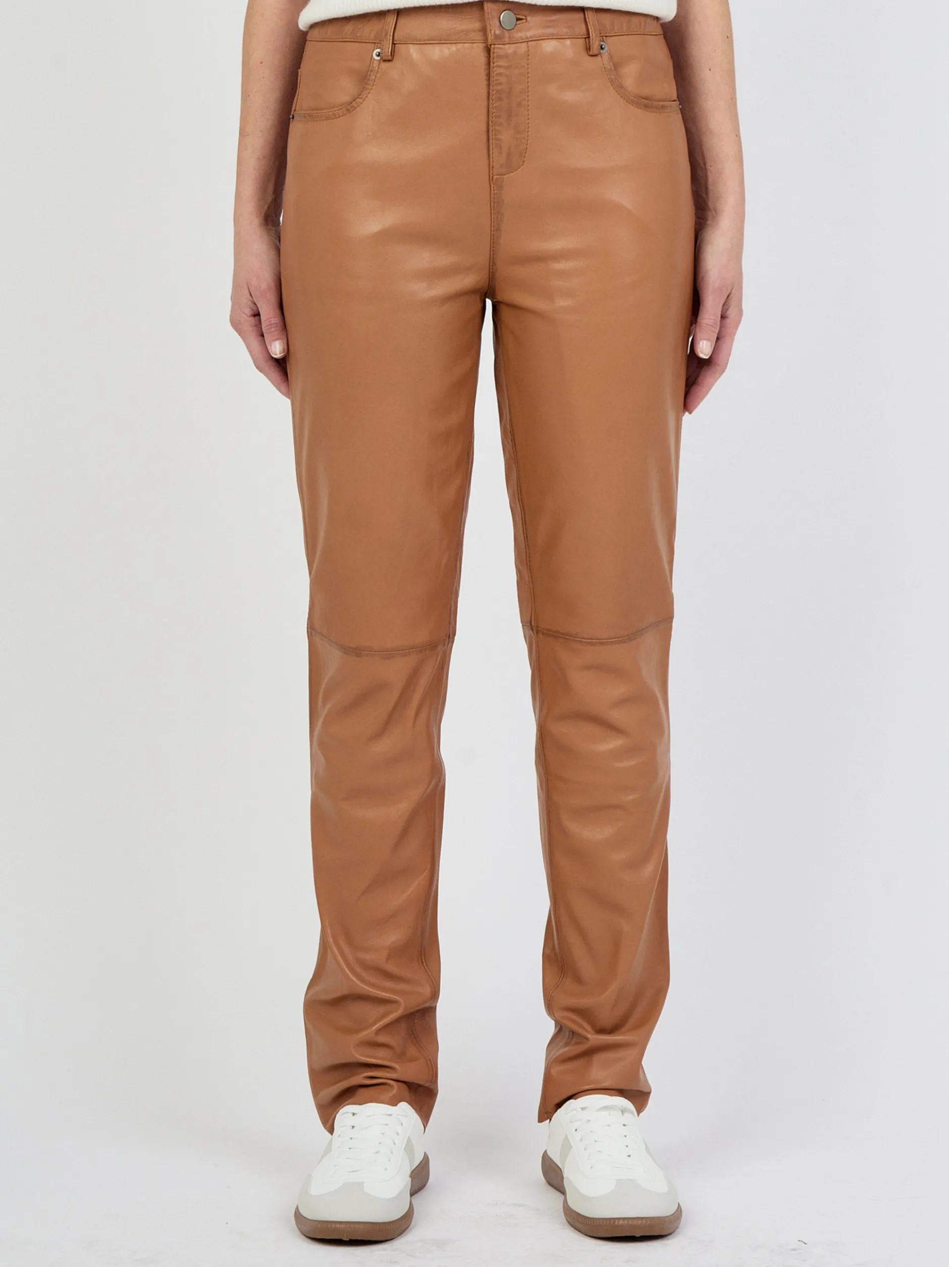 JCC Damen Lederhose in camel