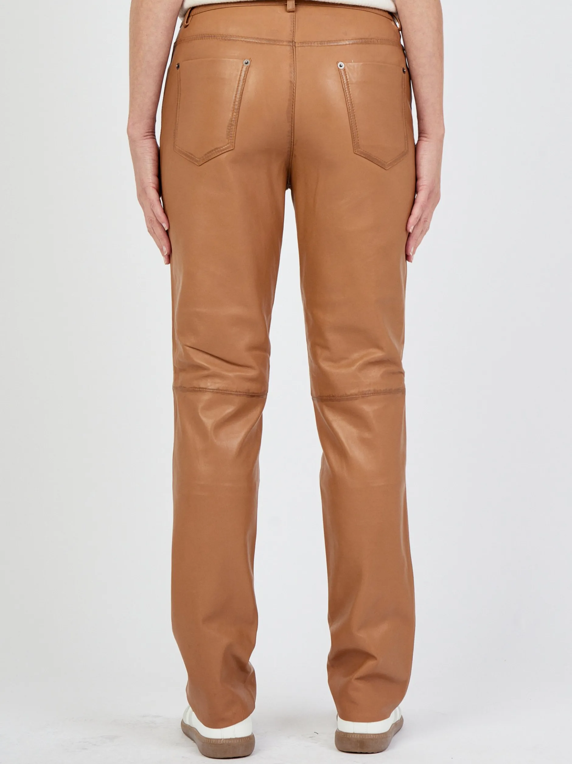 JCC Damen Lederhose in camel