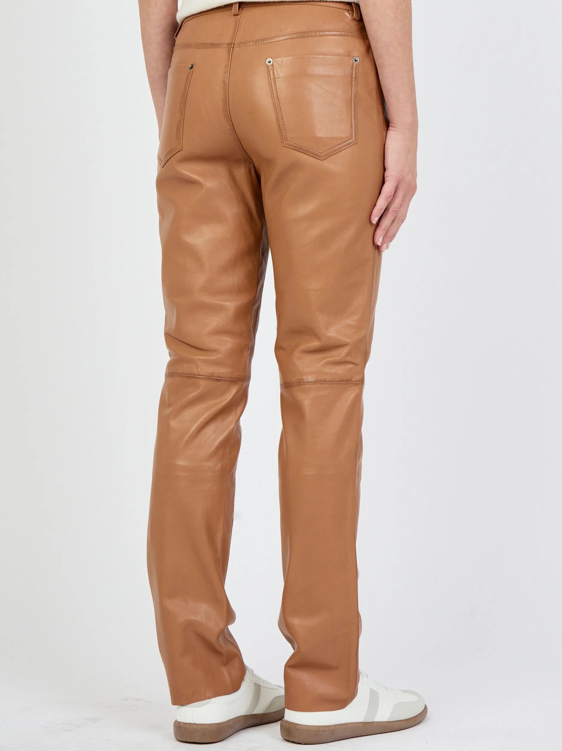 JCC Damen Lederhose in camel