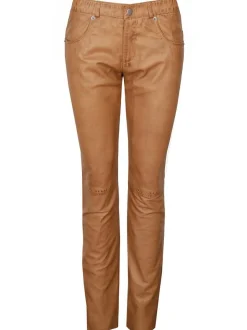 JCC Damen Lederhose in camel