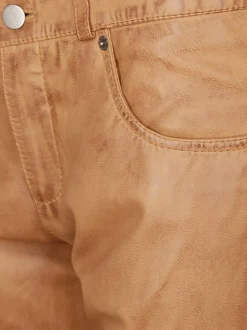 JCC Damen Lederhose in camel