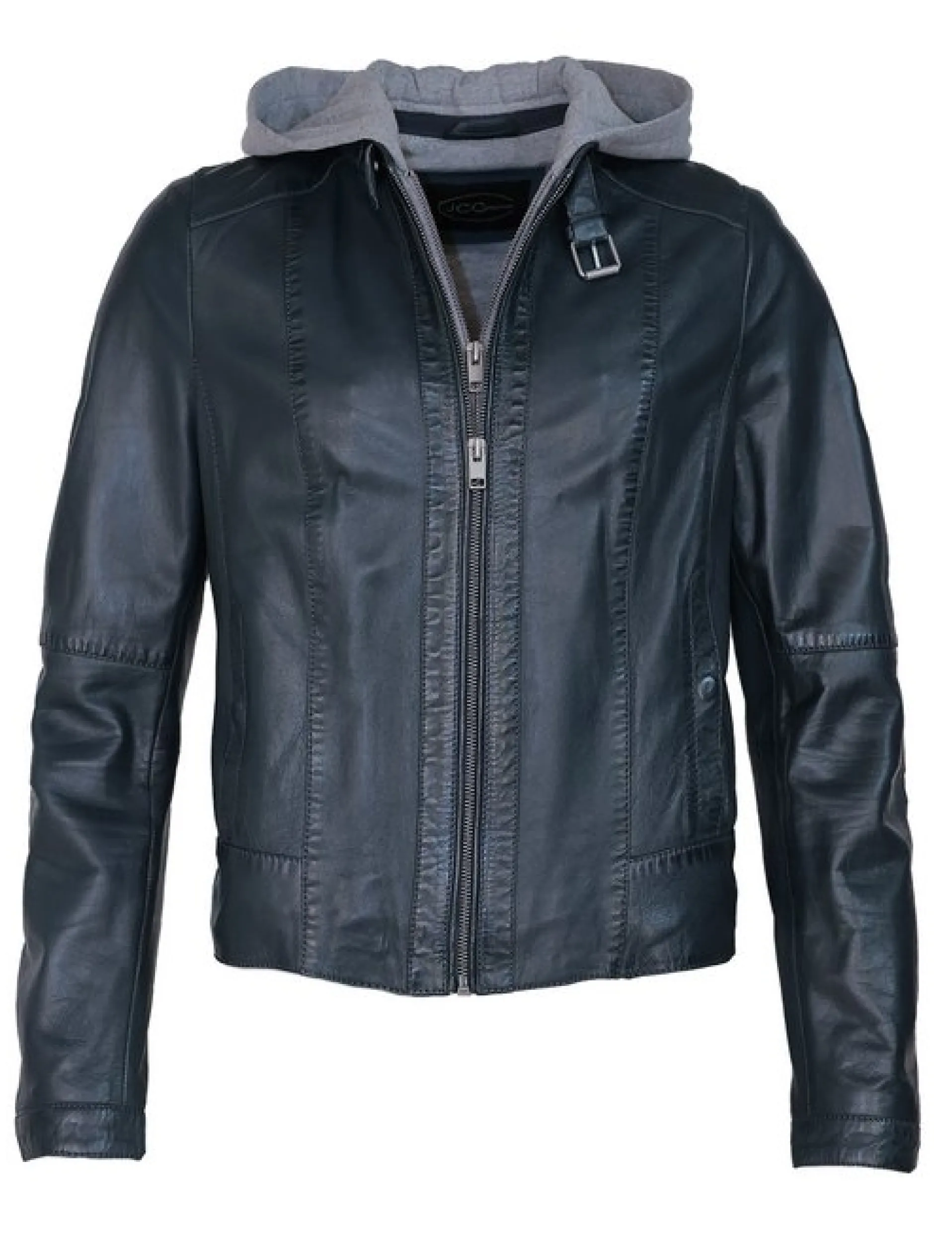 JCC Damen Lederjacke in blau