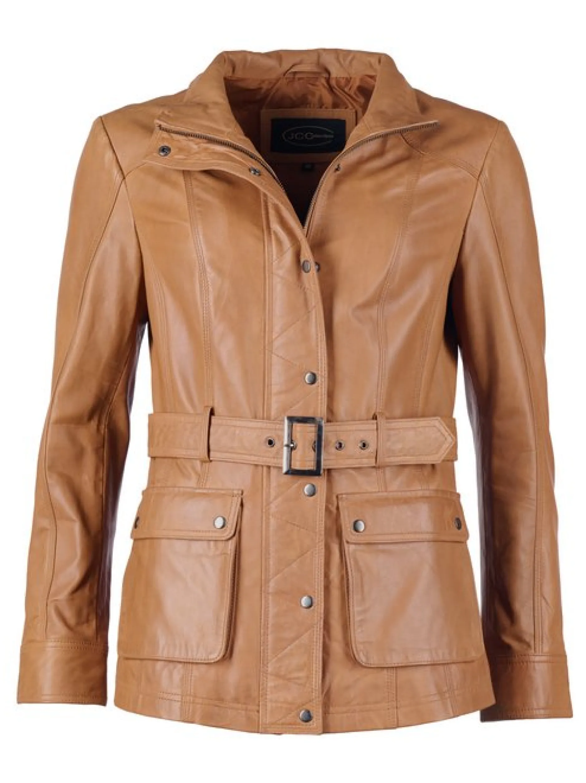 JCC Damen Lederjacke in cognac