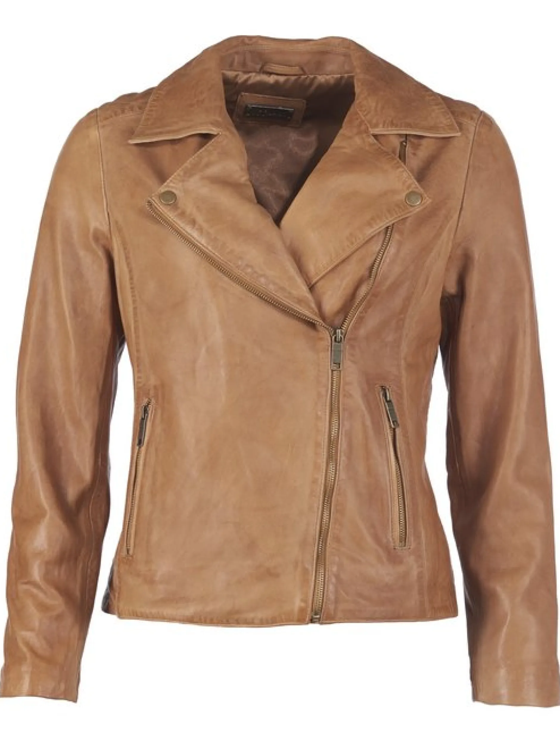 JCC Damen Lederjacke in cognac